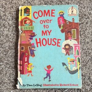 1966 Vintage Come Over to My House Children's Book
